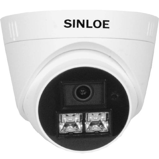 SINLOE 2 MP Color Night Vision Wired Day/Night 24 Hour Full Color Vision 1080p Full HD Indoor Dome CCTV Surveillance Camera Compatible with 2MP and Above DVR, White