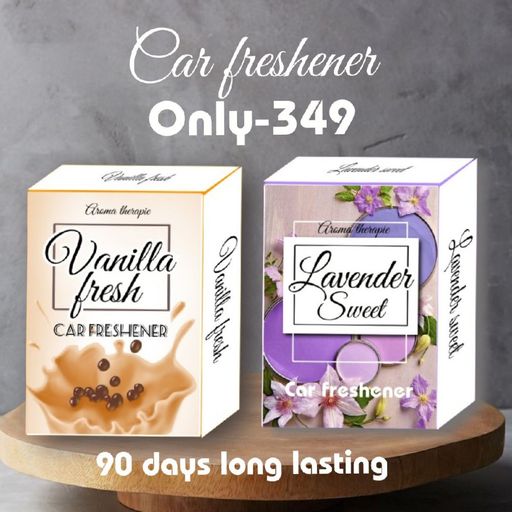 Vanilla & Lavender fresh car perfume car perfume pack of 2