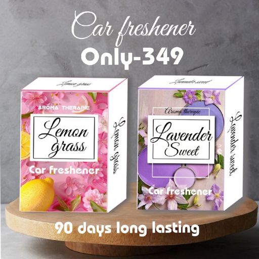 Lemon grass & Lavender fresh car perfume pack of 2