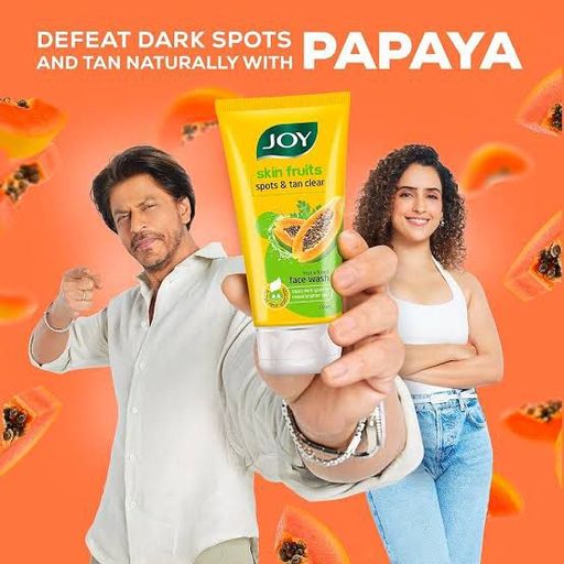 JOY SKIN FRUIT PAPAYA FACEWASH 150ML (2PCS)