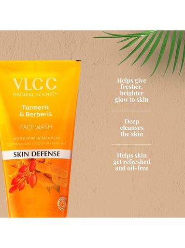 VLCC TURMERIC &  BERBERIS FACEWASH 150 ml (2pcs)