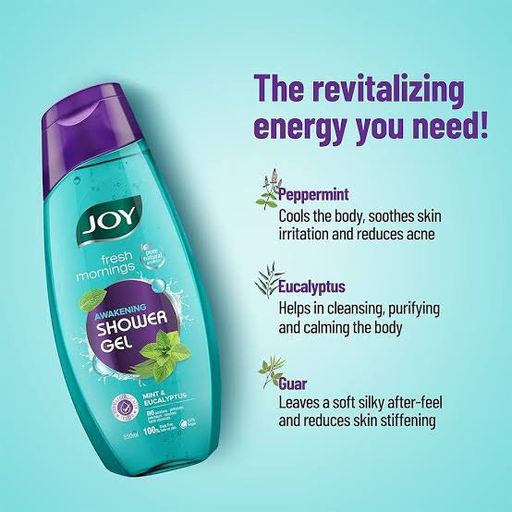 JOY COOLING SHOWER GEL WITH PEPPERMINT 