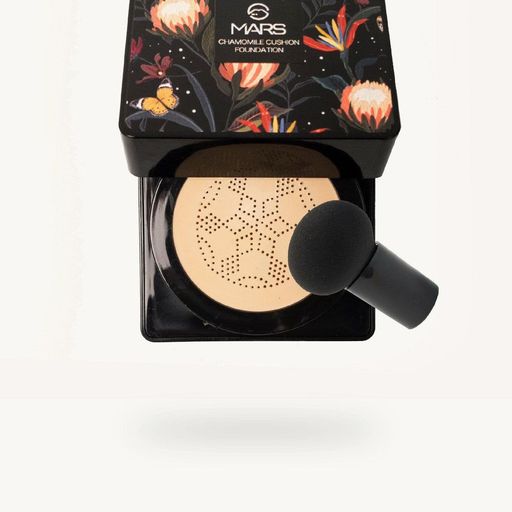 Mars Chamomile Cushion Foundation | Foundation with Mushroom Applicator