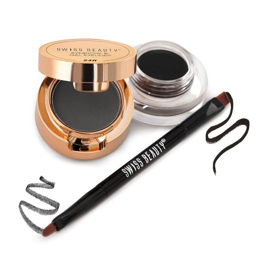 Swiss Beauty Swiss Beauty Waterproof Eyebrow & Gel Eyeliner