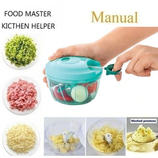 Handy Mini Plastic Vegetable Chopper Cutter, Onion Chopper Vegetables for Kitchen Accessories with 3 BladesDescription :-