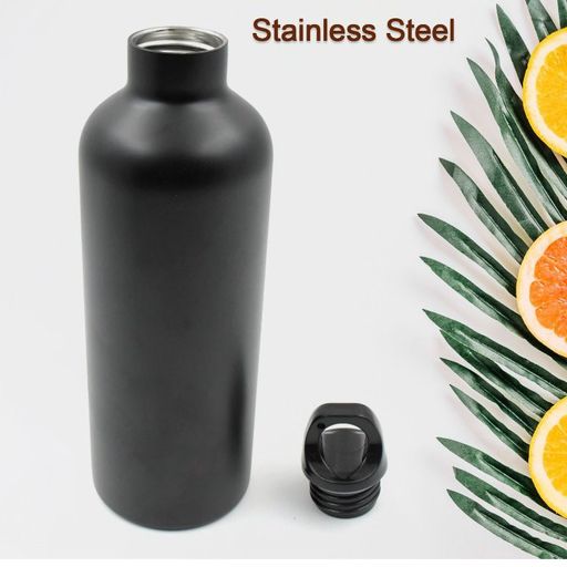 stainless steel fancy water bottle  (500 ml, Multicolor)