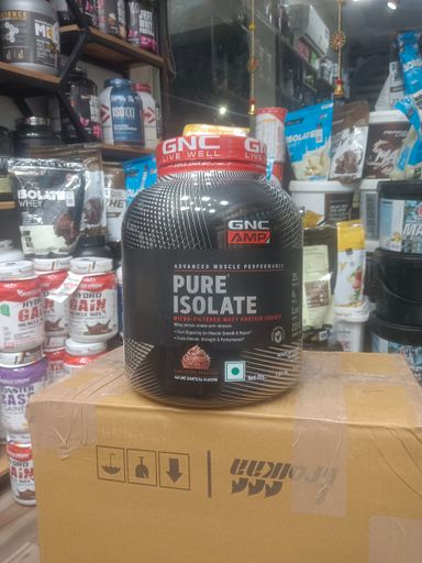 GNC AMP Pure Isolate Low Carb | Boosts Athletic Performance | Builds Lean Muscles | Speeds Up Recovery | Increases Strength | USA Formulated | 25g Protein | 6g BCAA | Chocolate Frosting | 4 lbs