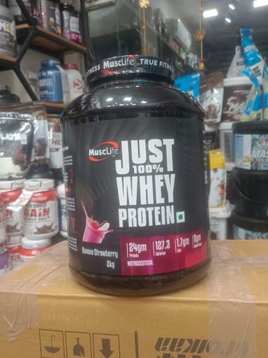 Musсlife Just Whey Protein Powder Supplement Chocolate 2kg