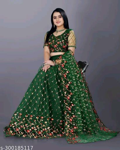 DDRS FASHION Party Sequence Lehenga Choli