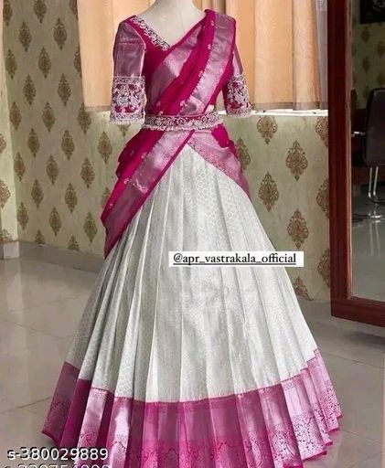 Latest Fancy Trendy Half Sarees