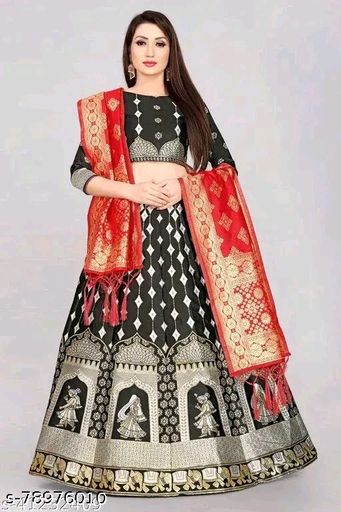 Fancy Jacquard Lehenga Choli
