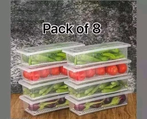 8 pcs fridge storage container