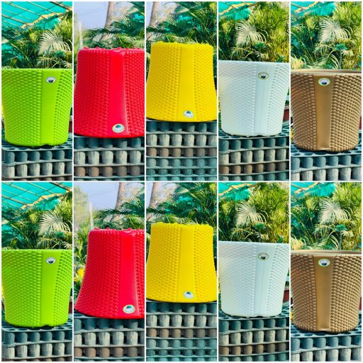 10 Unbreakable Helix Pots combo (12 inches size)