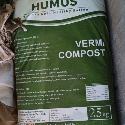 25 Kg Premium Organic Vermicompost