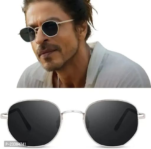 Pathan Latest Srk black Hexagon Sunglasses, UV glasses, For men or Women