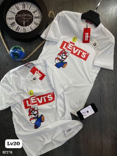 Levi's Top quality super mario Design Unisex Tshirt