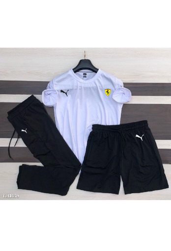 Sportswear Trending Ferrari Tracksuit 3 Piece combo set