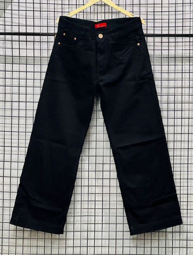 Trendy Straight Fit Jeans Black/Navy Colour