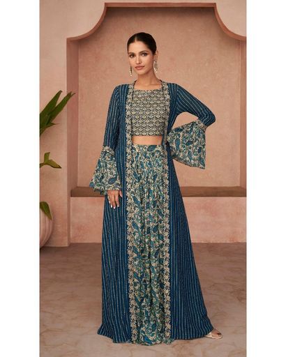 GEORGETTE THREE PIECE SET (XXL)