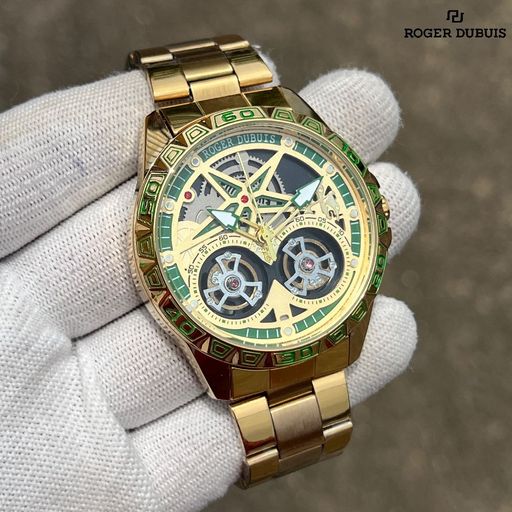 Roger Dubuis Luxury Gold Chain Wristwatch