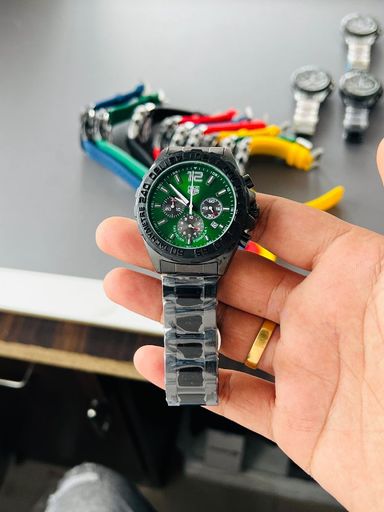 tag heuer black chann watch