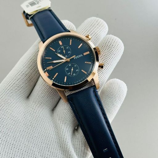 fossil leather watch