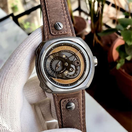 SF leather watch