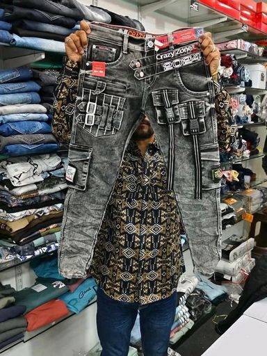 Mens Six Pocket Cotton Jeans 2024