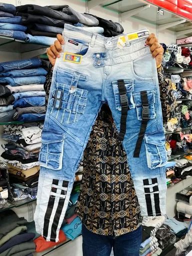 Mens Stylish Cotton Six Pocket Jeans In 2024