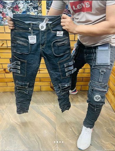 Mens Denim Six Pocket Stretchable Jeans 2024