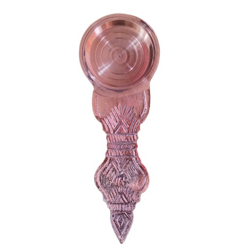 Pure Brass Camphor Burning Spoon for Pooja | Kapoor Aarti Spoon for Home Mandir | By The Pujamart Karnal