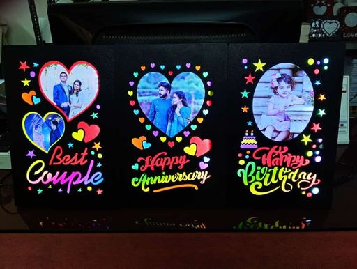PERSONALIZED LED WALL PHOTO FRAME  02