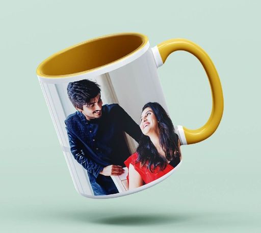 Customized Coffee Mug Yellow 