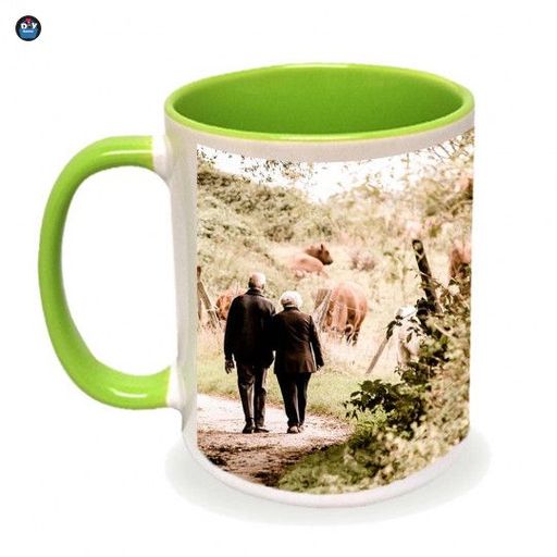 Customized Coffee Mug Light Green 