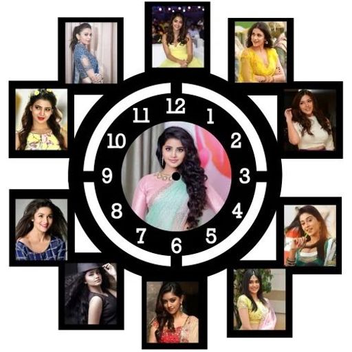 PERSONALIZED WOODEN WALL CLOCK 05