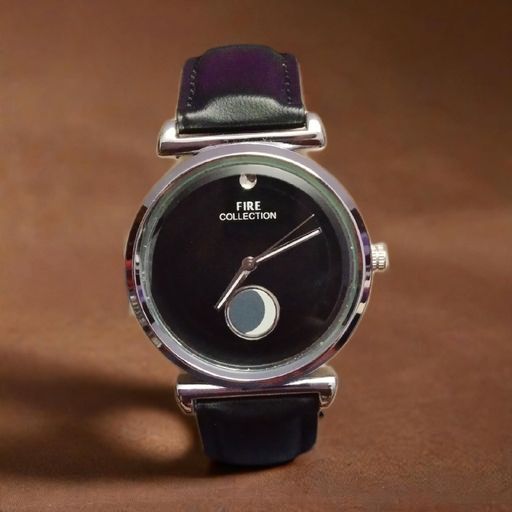 Elegant Noir Strap Men's Watch