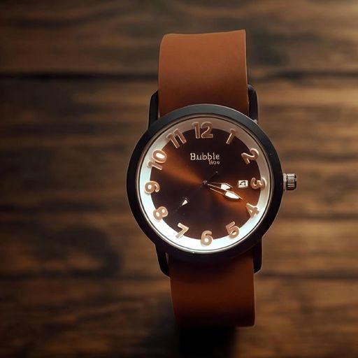Elegant Ladies Luxury Brown Strap Timepiece