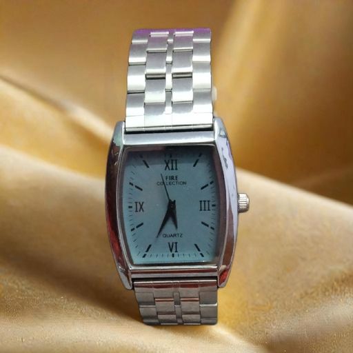 Ashen Timekeeper Metallic Wristwatch