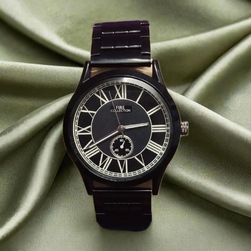 Classic Elegance Vintage Black Luxury Watch