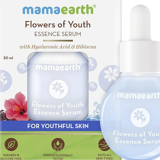 Mama Earth Flowers of Youth Essence Face Serum, 30 ML