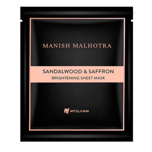 MyGlamm Brightening Sheet mask Manish Malhotra 