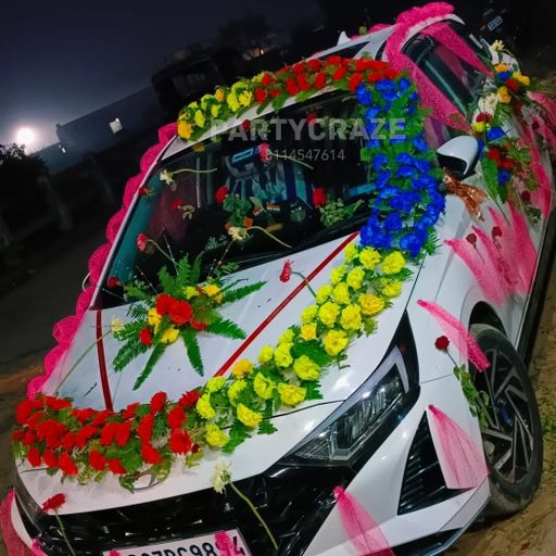 Wedding Car Decor 13