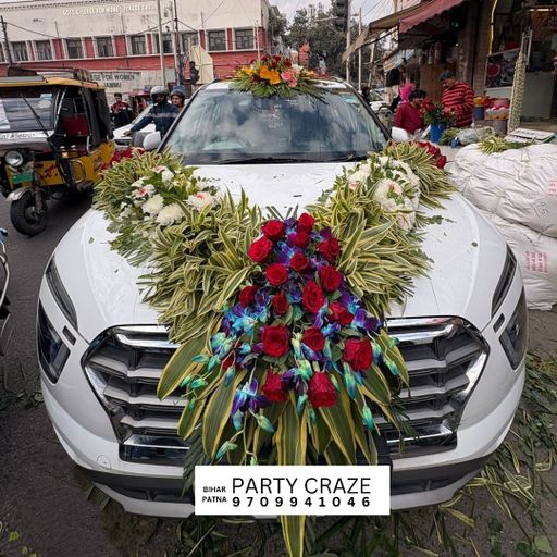 Wedding Car Decor 16