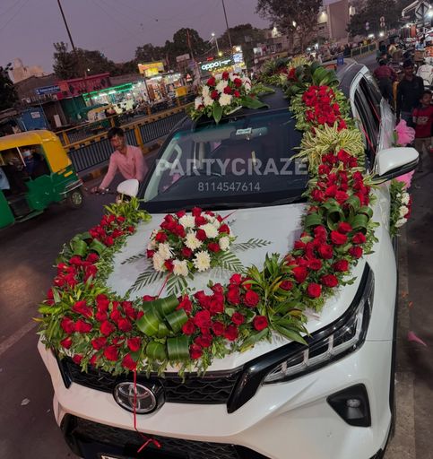 Wedding Car Decor 36