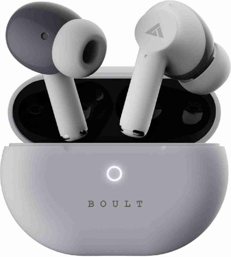 BOULT W40True Wireless Earbuds with 48Hrs Playtime, 10mm Boom X™ Tech Drivers, ZEN™ Quad Mic ENC, Type-C Fast charging and Bluetooth V5.3