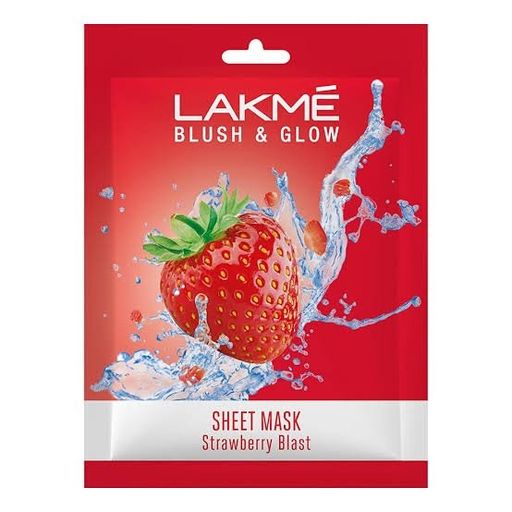 LAKME STRAWBERRY Blast sheet mask ( Buy 1 Get 1 free )