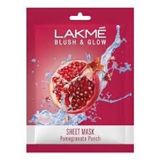 LAKME POMEGRANATE PUNCH Sheet mask ( Buy 1 Get 1 free )