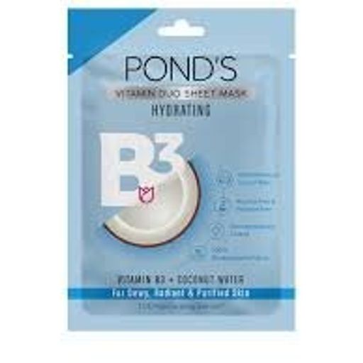 PONDS VITAMIN B3 COCONUT Sheet mask ( Buy 1 Get 1 free ) 
