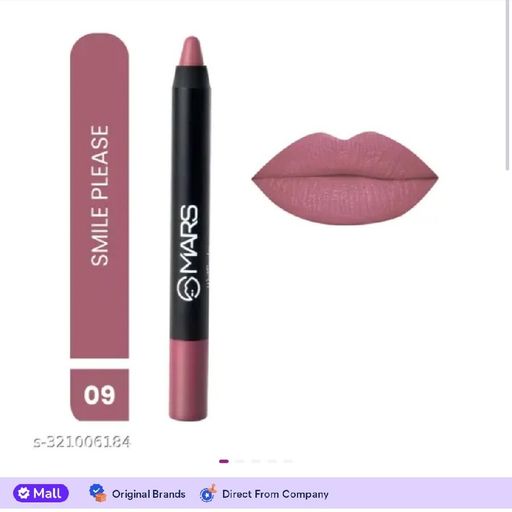 MARS Long Lasting Crayon Lipstick up to 12 Hours Stay | Matte Finish | Waterproof | Won't Smudge Won't Budg...