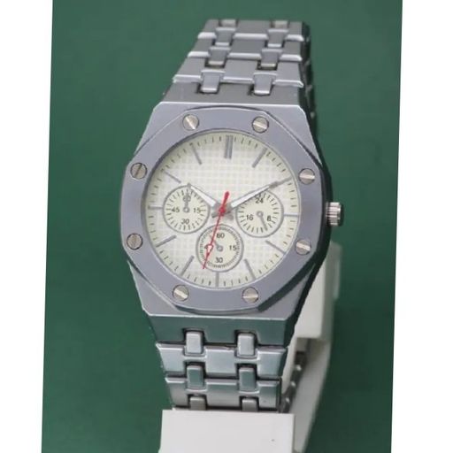 Best Quality Solid Designer Black Round Case Dial Fancy Metal Chain Analog Watch for Women & Men For Unisex.